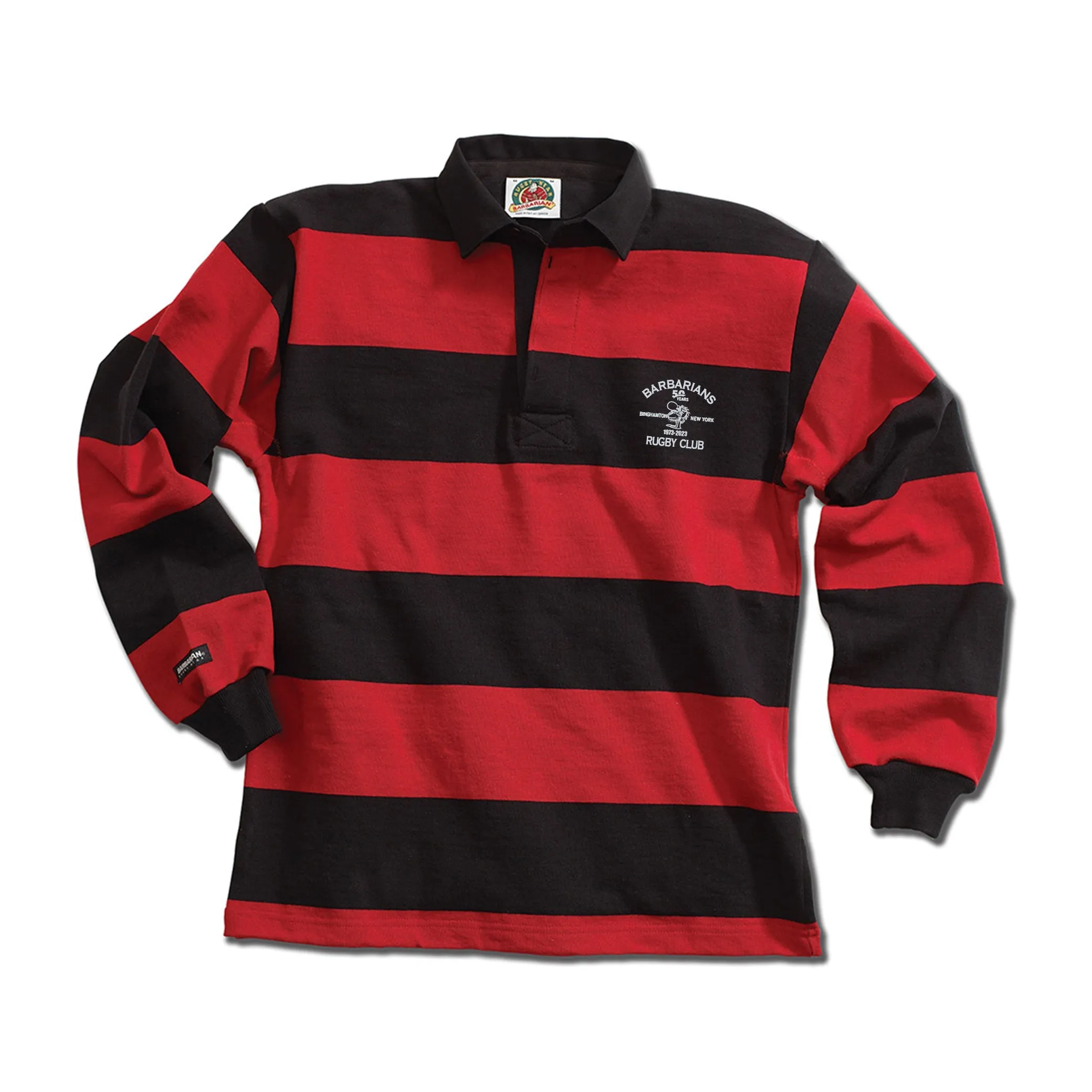 Binghamton Barbarians Traditional 4 Inch Stripe Rugby Jersey