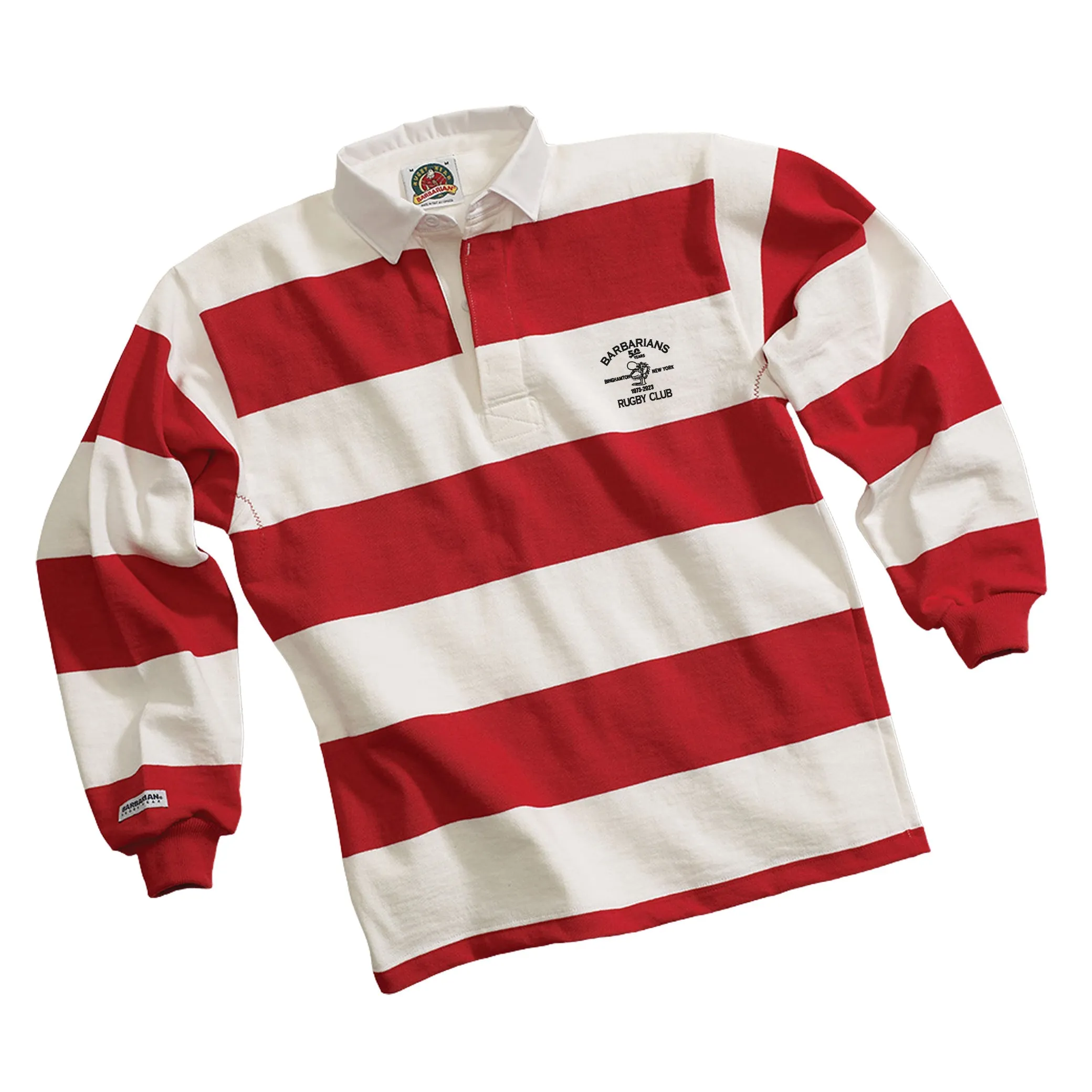 Binghamton Barbarians Traditional 4 Inch Stripe Rugby Jersey