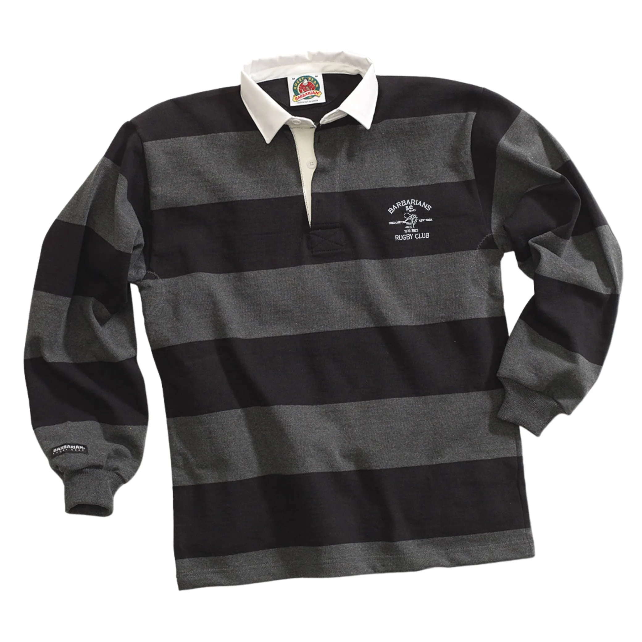 Binghamton Barbarians Traditional 4 Inch Stripe Rugby Jersey