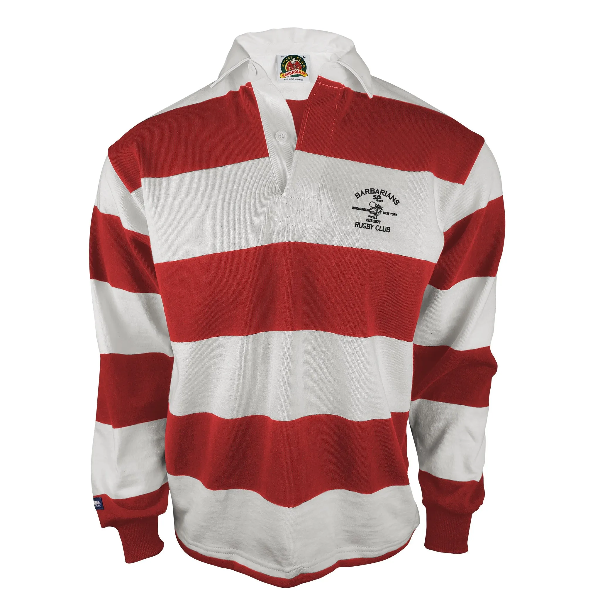 Binghamton Barbarians Traditional 4 Inch Stripe Rugby Jersey