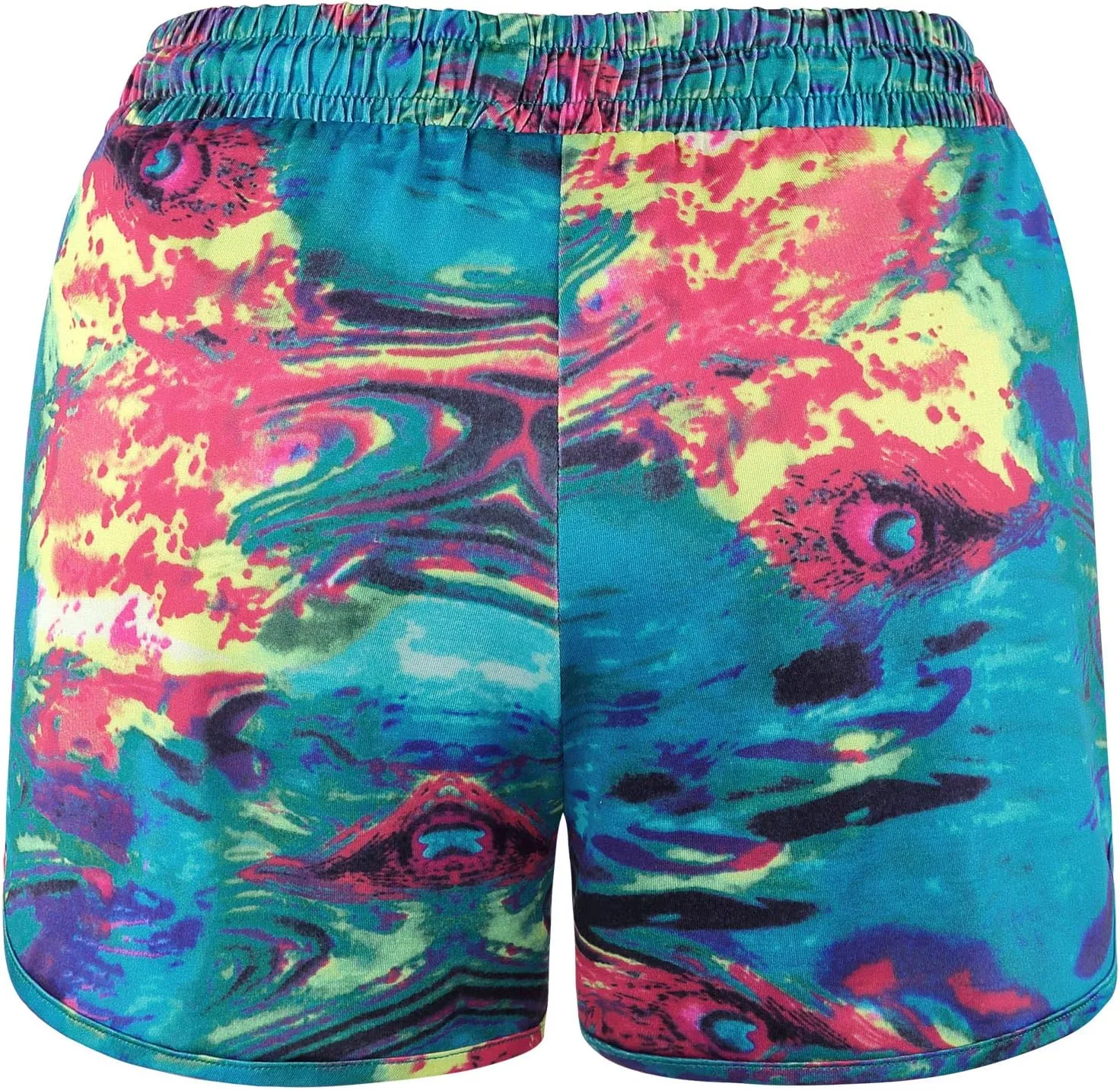 BLEVONH Women Yoga Running Shorts 2 in 1 Workout Athletic Shorts with Pockets S-3XL