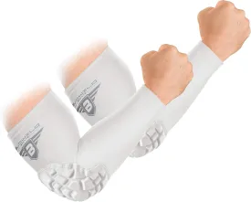 Bucwild Sports Padded Elbow Arm Sleeves for Basketball Football Volleyball Youth & Adult Size Pads (1 Pair)