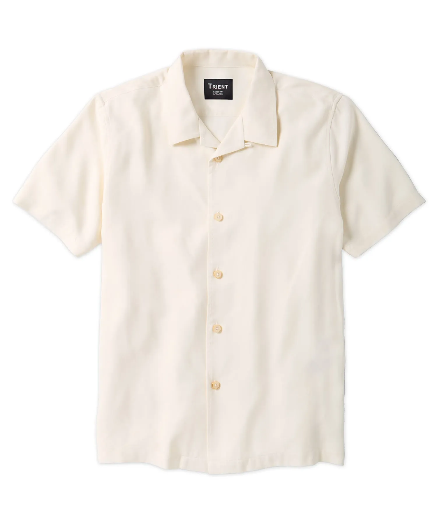 Caymen Silk Twill Camp Shirt