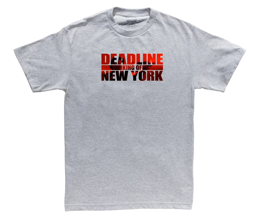 Deadline King Of NY S/S Tee Heather Grey