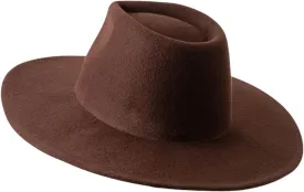 Fedora Hats for Men Women Wool Wide Brim Panama Hat Vintage Classic Fedora Hat
