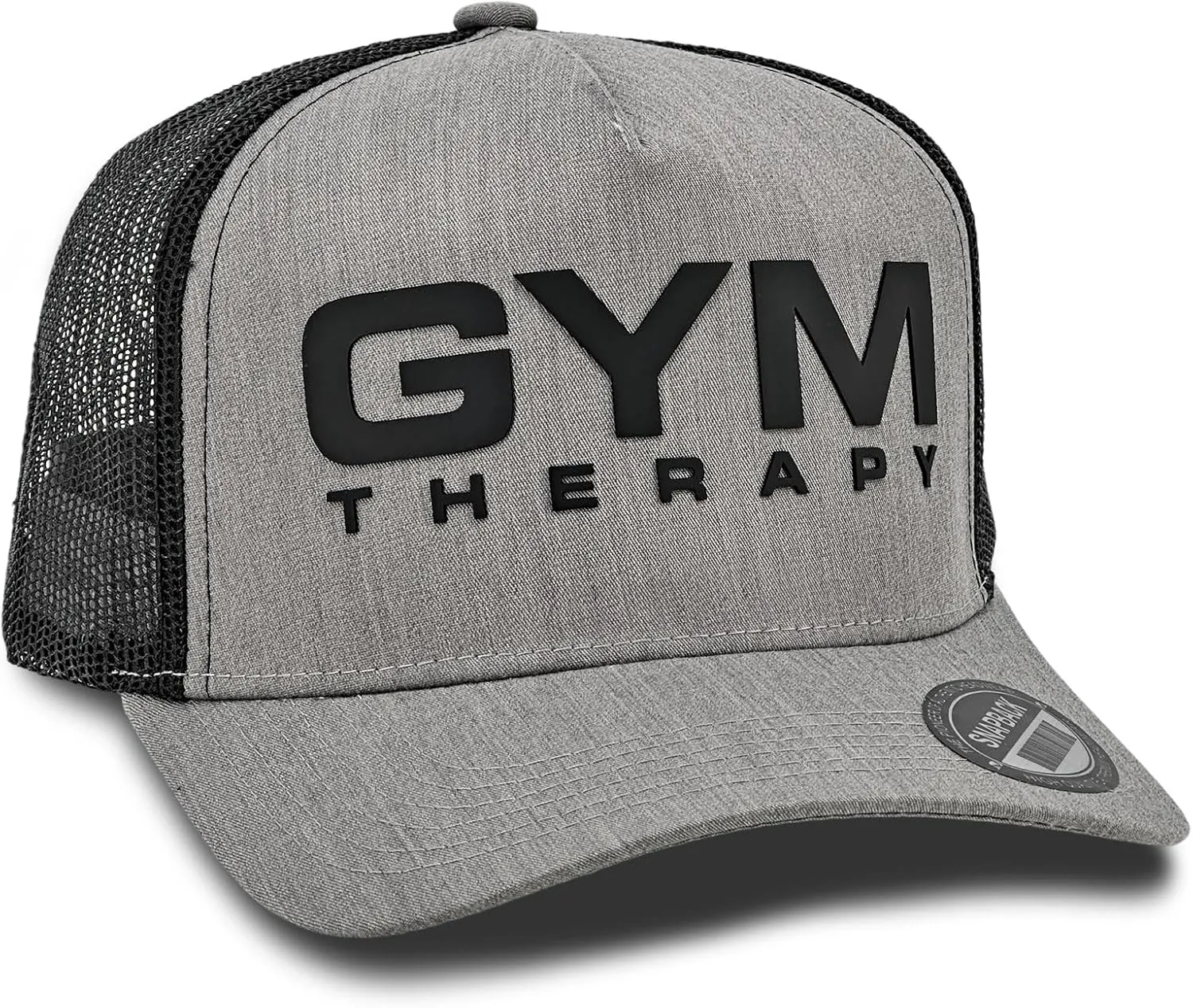 Gym Therapy Hats for Men Workout Classic Snapback 7 Panel Laser Vented Hat Mens Gifts