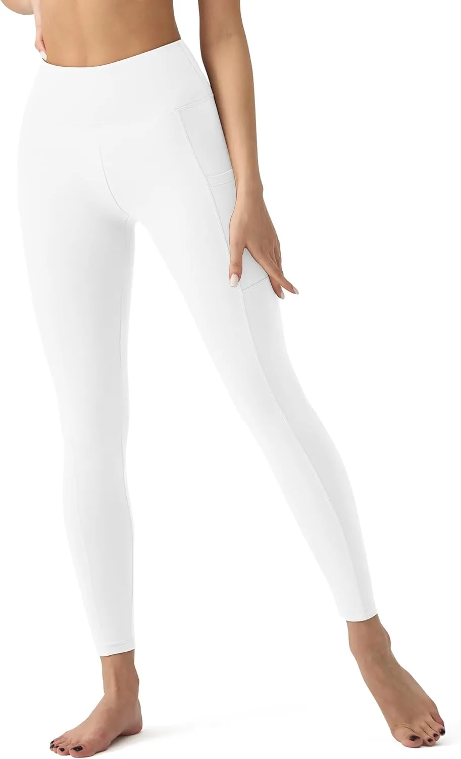 High Waisted Leggings for Women - Tummy Control Yoga Pants for Workout Running Athletic Women's Leggings Plus Size