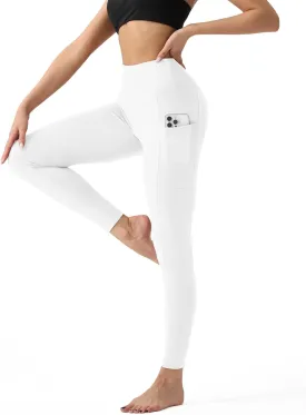 High Waisted Leggings for Women - Tummy Control Yoga Pants for Workout Running Athletic Women's Leggings Plus Size
