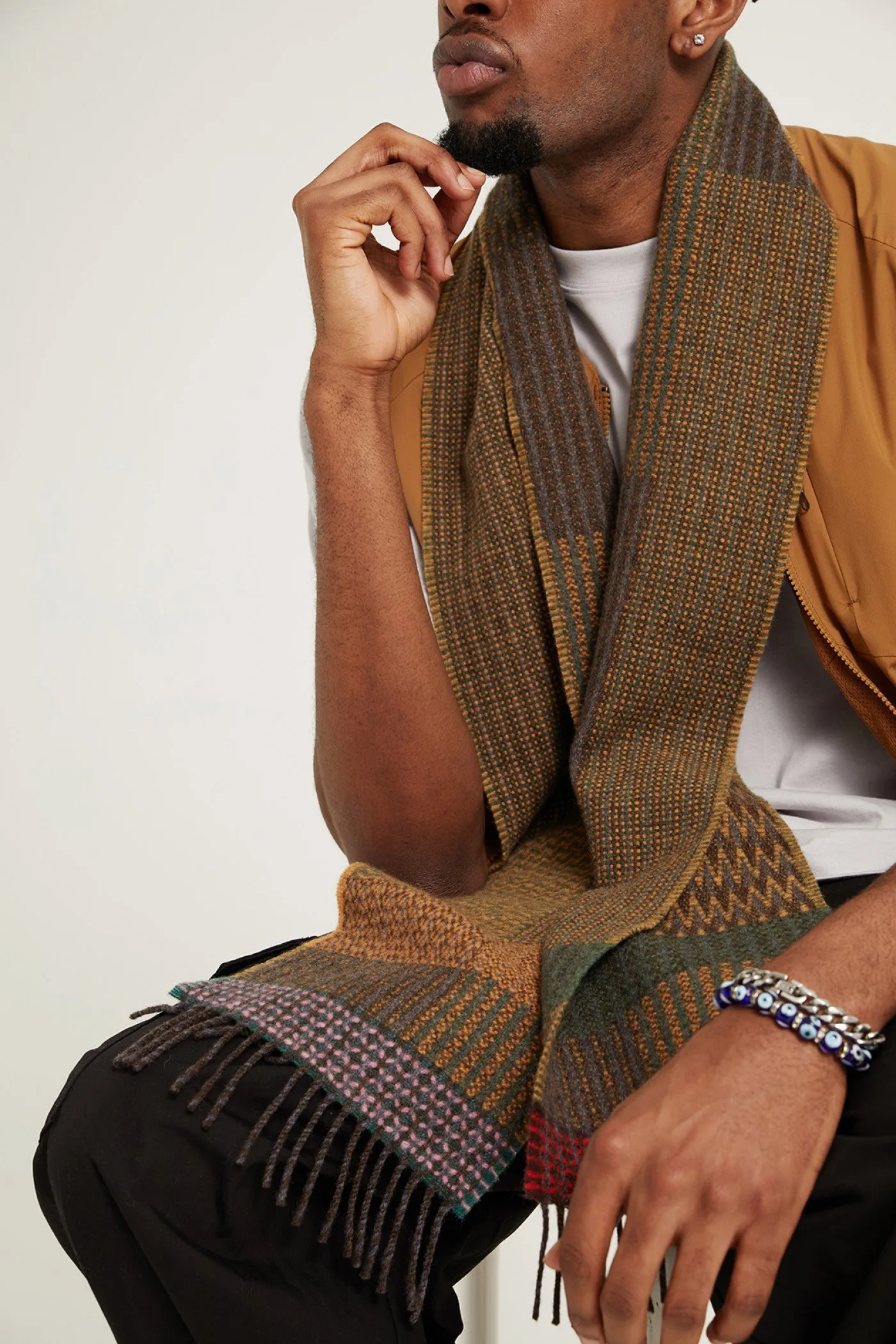 Houten Scarf - Ochre