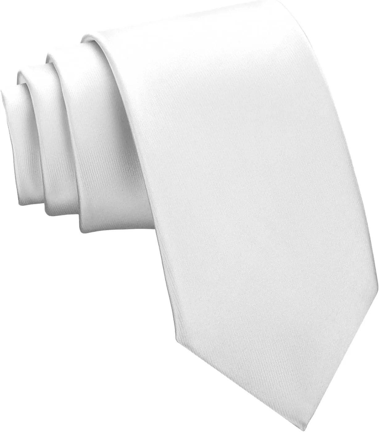 Men's Ties Solid Color Pure Polyester Plain Fine Stripes Necktie Ties For Men