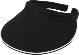 MG Women's Cotton Twill Clip-On Visor-4115