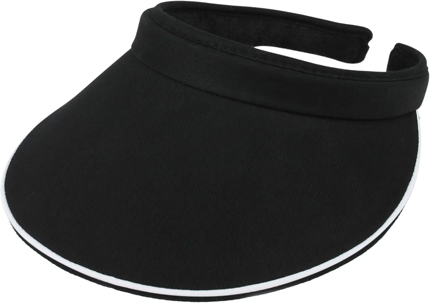 MG Women's Cotton Twill Clip-On Visor-4115