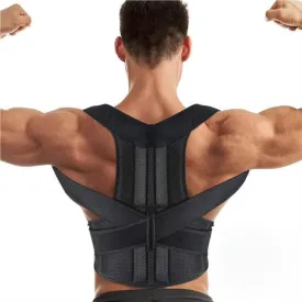 Plus Size Adjustable Scoliosis Posture Corrector Women Men Full Back Brace Shoulder Neck Clavicle Spine Support Waist Orthopedic Corset Hunchback Corrector XS-5XL(X-Large)