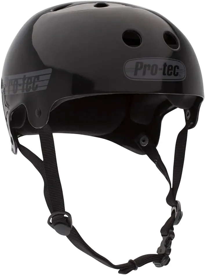 Pro-Tec Skateboard Helmet Bucky Lasek Signature Edition Small  Black Reflective Matte
