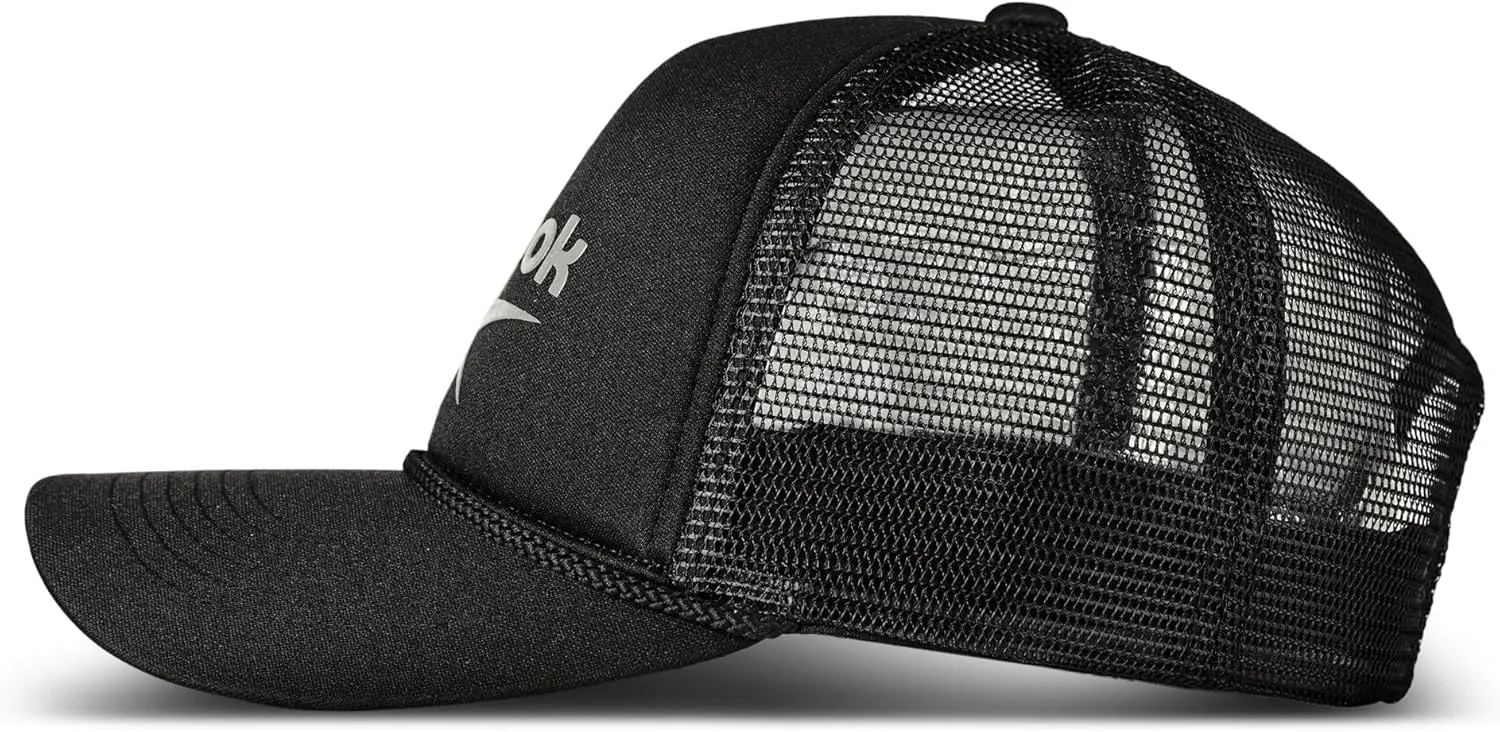 Reebok Aero Trucker Hat | Snapback | Adjustable | Mesh Back | Retro | Baseball | Streetwear | Urban | Lifestyle