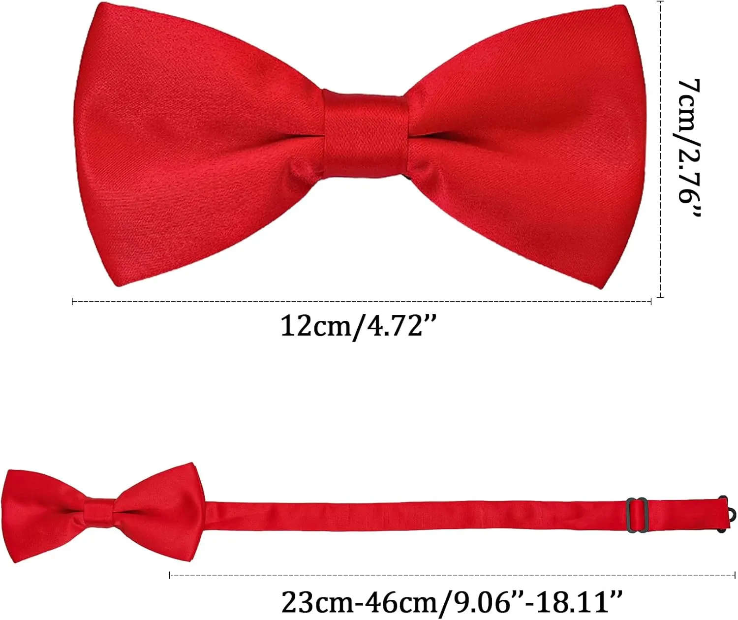 SYAYA Men's Bow Tie, Silk Bowtie for Men Pre-Tied Clip-On Formal Tuxedo or Weddings & Easter Day Dinner Parties U-MBT3