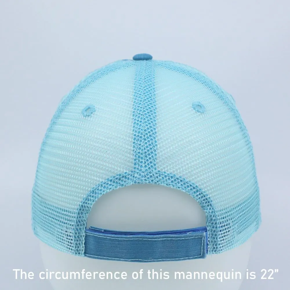 The Vintage Year Washed Cotton Unstructured Soft Mesh Adjustable Trucker Baseball Cap