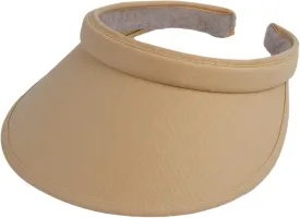 TOP HEADWEAR Sports Cotton Twill Clip-On Visor 3.5 Inch Wide Brim
