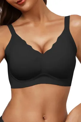 Wireless Bras for Women No Underwire Seamless Push Up Full Coverage Everyday Bra Comfortable Supportive Tshirt Bralette